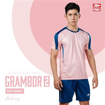 Áo Bóng đá Không Logo Riki Grambor 2 Hồng